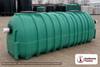 Norwesco 1500 Gallon Plastic Preplumbed One Compartment Septic Tank with Low Profile Design - IAPMO Certified. 1500 gallon