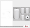 Dimensional spec drawing for Snyder Industries 175 Gallon Vertical Storage Tank (29" L x 29" W x 66" H)