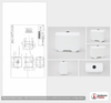 Dimensional spec drawing for Norwesco 200 Gallon PCO Tank (48" L x 36" W x 37" H)