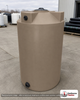 Bushman 200 Gallon Plastic Vertical Water Storage Tank in Mocha. Polyethylene; Mocha; 56" H x 36" W x 36" L.