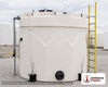 Snyder Industries 2000 Gallon XLPE Vertical Double Wall Liquid Chemical Storage Tank in White. 2000 gallon capacity; Cross-Linked Polyethylene; White; dimensions 103.0in H x 102.0in W x 102.0in L; 1180.0 lb empty; 1.9 specific gravity rating; fittings: 1 Manway / Lid; max temp 140 deg  F / 60 deg  C; 3 Year Warranty. Manufacturer part number 5570000n42. Manufactured by Snyder. Sold by OneSource Plastics (https://www.onesourceplastics.com).