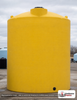 Norwesco 20000 Gallon Vertical Fertilizer Storage Tank in Yellow. Polyethylene; Yellow; dimensions 242.0in H x 165.0in W x 165.0in L; 5015.0 lb empty; 1.5 specific gravity rating. Manufacturer part number N-44926. Sold by OneSource Plastics (https://www.onesourceplastics.com).