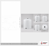 Dimensional spec drawing for Snyder Industries 22 Gallon Vertical Storage Tank (18" L x 18" W x 23" H)