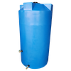 LOCKED - Bushman 250 Gallon Plastic Vertical Emergency Water Storage Tank in Blue