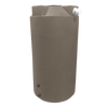 Bushman 250 Gallon Plastic Vertical Rainwater Harvesting Tank in Mocha