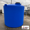 Norwesco 2500 Gallon 15 Degree HDPE Cone Bottom Tank in Blue. 2500 gallon capacity; High Density Linear Polyethylene; Blue