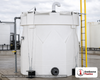 Snyder Industries 2500 Gallon Plastic Vertical Double Wall Liquid Chemical Storage Tank in White. 2500.0 gallon capacity; High Density Linear Polyethylene; White; dimensions 122.0in H x 102.0in W x 102.0in L; 1420.0 lb empty; 1.9 specific gravity rating; fittings: 1 Manway / Lid; max temp 120 deg  F / 48 deg  C; 3 Year Warranty. Manufacturer part number 5580000n45. Manufactured by Snyder. Sold by OneSource Plastics (https://www.onesourceplastics.