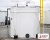 Snyder Industries 2500 Gallon Plastic Vertical Double Wall Liquid Chemical Storage Tank in White. 2500 gallon capacity; High
