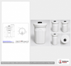 Snyder Industries 35 Gallon XLPE Vertical Double Wall Liquid Chemical Storage Tank in White