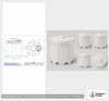 Dimensional spec drawing for Snyder Industries 360 Gallon Double Wall Tank (53" L x 53" W x 63" H)