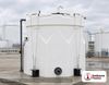 Snyder Industries 4500 Gallon HDPE Vertical Double Wall Liquid Chemical Storage Tank in White. 4500 gallon capacity; High