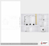 Dimensional spec drawing for Snyder Industries 4500 Gallon Double Wall Tank (102" L x 102" W x 197" H)