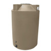 Bushman 500 Gallon Plastic Vertical Rainwater Harvesting Tank in Mocha