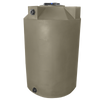 Bushman 500 Gallon Plastic Vertical Water Storage Tank in Mocha