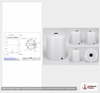 Dimensional spec drawing for Snyder Industries 5000 Gallon Vertical Storage Tank (102" L x 102" W x 154" H)