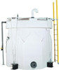 Snyder Industries 5000 Gallon Plastic Vertical Double Wall Liquid Chemical Storage Tank in White