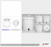 Dimensional spec drawing for Snyder Industries 5500 Gallon Double Wall Tank (120" L x 120" W x 172" H)