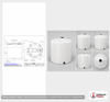 Dimensional spec drawing for Snyder Industries 5500 Gallon Vertical Storage Tank (120" L x 120" W x 132" H)
