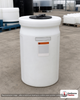 Snyder Industries 60 Gallon Plastic Vertical Double Wall Liquid Chemical Storage Tank in White. 60.0 gallon capacity; High Density Linear Polyethylene; White; dimensions 41.0in H x 26.0in W x 26.0in L; 65.0 lb empty; 1.9 specific gravity rating; fittings: 1 Manway / Lid; max temp 120 deg  F / 48 deg  C; 3 Year Warranty. Manufacturer part number 5680002n45. Manufactured by Snyder. Sold by OneSource Plastics (https://www.onesourceplastics.com).