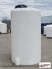 Snyder Industries 850 Gallon HDPE Vertical Liquid Storage Tank with ASTM Certification. Polyethylene; White; dimensions 117.29in H x 48.0in W x 48.0in L; 220.0 lb empty; 1.9 specific gravity rating. Manufacturer part number SII-1810000N45. Sold by OneSource Plastics (https://www.onesourceplastics.com).