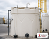 Snyder Industries 8700 Gallon XLPE Vertical Double Wall Liquid Chemical Storage Tank in White. 8700 gallon capacity; Cross