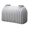 Snyder Industries 1200 Gallon Plastic Vertical Liquid Storage Tank in White