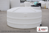 Snyder Industries 1200 Gallon Plastic Vertical Liquid Storage Tank in White. 1200 gallon capacity; High Density Linear