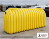 Norwesco 1500 Gallon Norwesco Septic Tank. Polyethylene; Yellow; dimensions 70.0in H x 55.0in W x 135.0in L; 482.0 lb empty; fittings: 1 Inlet , 1 Outlet , 2 Manway / Lid; max temp 130 deg  F / 54 deg  C; 3 Year Warranty. Manufacturer part number 41761. Sold by OneSource Plastics (https://www.onesourceplastics.com).