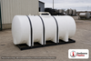 Snyder Industries 2000 Gallon Plastic Horizontal Leg Tank with Securing Hoops. Polyethylene; White; 70" H x 62" W x 160" L.