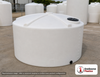 Snyder Industries 2000 Gallon Plastic Water Storage Tank in White. 2000 gallon capacity; High Density Linear Polyethylene