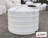 Snyder Industries 2500 Gallon HDPE Vertical Liquid Storage Tank in White. High Density Linear Polyethylene; White; dimensions 90.0in H x 96.0in W x 96.0in L; 562.0 lb empty; 1.9 specific gravity rating. Manufacturer part number SII-32200. Sold by OneSource Plastics (https://www.onesourceplastics.com).