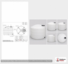 Dimensional spec drawing for Snyder Industries 3000 Gallon Vertical Storage Tank (102" L x 102" W x 97" H)