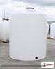 Snyder Industries 3000 Gallon Plastic Vertical Liquid Storage Tank in White 1.9 s.g.. High Density Linear Polyethylene; White; dimensions 127.0in H x 90.0in W x 90.0in L; 800.0 lb empty; 1.9 specific gravity rating. Manufacturer part number SII-8160000C26. Sold by OneSource Plastics (https://www.onesourceplastics.com).
