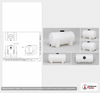 Snyder Industries 500 Gallon Plastic Horizontal Leg Tank in White