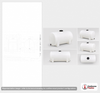 Snyder Industries 525 Gallon Plastic Horizontal Leg Tank in White