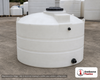 Snyder Industries 550 Gallon Plastic Vertical Liquid Storage Tank in White. Polyethylene; White; 46" H x 64" W x 64" L.