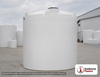 Snyder Industries 6000 Gallon Plastic Vertical Liquid Storage Tank in White. High Density Linear Polyethylene; White; dimensions 132.0in H x 120.0in W x 120.0in L; 1450.0 lb empty; 1.9 specific gravity rating. Manufacturer part number SII-7000000C26. Sold by OneSource Plastics (https://www.onesourceplastics.com).