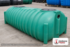 Norwesco Florida Only 1050 Gallon Two Compartment Low Profile Septic Tank - IAPMO Certified. 1050 gallon capacity