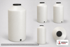 Chem-Tainer 100 Gallon HDPE Vertical Liquid Storage Tank