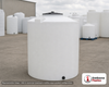 Snyder Industries 1000 Gallon HDPE Vertical Liquid Storage Tank with ASTM Certification. Polyethylene; White; 89" H x 60" W