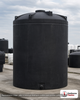 Snyder Industries 10500 Gallon HDLPE Vertical Liquid Storage Tank with ASTM Certification - 1.35 SG Black. High Density Linear Polyethylene; Black; dimensions 179.0in H x 143.0in W x 143.0in L; 2500.0 lb empty; 1.35 specific gravity rating. Manufacturer part number SII-5330300N33. Sold by OneSource Plastics (https://www.onesourceplastics.com).