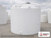 Snyder Industries 10500 Gallon HDPE Vertical Liquid Storage Tank with ASTM Certification. Polyethylene; White; dimensions 179.0in H x 143.0in W x 143.0in L; 2600.0 lb empty; 1.5 specific gravity rating. Manufacturer part number SII-5330300N43. Sold by OneSource Plastics (https://www.onesourceplastics.com).