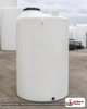 Chem-Tainer 1150 Gallon HDPE Vertical Liquid Storage Tank. 1150 gallon capacity; Polyethylene; White; 156" H x 48" W x 48"