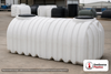 Norwesco 1175 Gallon Underground Water Storage Cistern Tank. Polyethylene; White; 51" H x 60" W x 127" L.