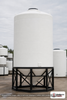 Snyder Industries 13000 Gallon 30 Degree Plastic Cone Bottom Tank in White. 13000 gallon capacity; High Density Linear