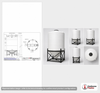 Dimensional spec drawing for Snyder Industries 13000 Gallon Cone Bottom Tank (142" L x 142" W x 238" H)