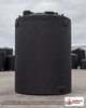 Snyder Industries 15,000 Gallon HDPE Vertical Liquid Storage Tank in Black with ASTM Certification. High Density Linear Polyethylene; Black; dimensions 234.0in H x 142.0in W x 142.0in L; 4400.0 lb empty; 1.5 specific gravity rating. Manufacturer part number SII-5370000N49. Sold by OneSource Plastics (https://www.onesourceplastics.com).