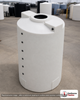 Snyder Industries 150 Gallon HDPE Vertical Liquid Storage Tank with ASTM Certification. 150.0 gallon capacity; Polyethylene; White; dimensions 59.0in H x 30.0in W x 30.0in L; 55.0 lb empty; 1.9 specific gravity rating; fittings: 1 Manway / Lid; max temp 120 deg  F / 48 deg  C; 3 Year Warranty. Manufacturer part number 1012800n45. Sold by OneSource Plastics (https://www.onesourceplastics.com).