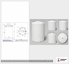 Dimensional spec drawing for Snyder Industries 15000 Gallon Vertical Storage Tank (142" L x 142" W x 234" H)