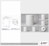 Dimensional spec drawing for Snyder Industries 16500 Gallon Vertical Storage Tank (142" L x 142" W x 257" H)